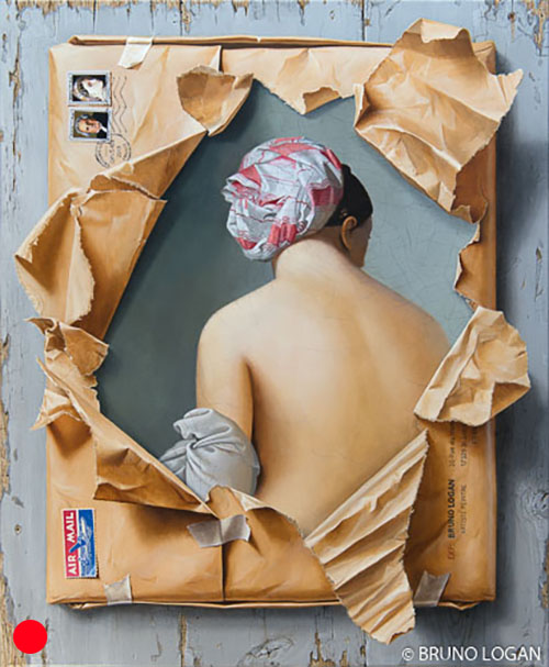 Bruno Logan - Trompe-l'oeil Painting